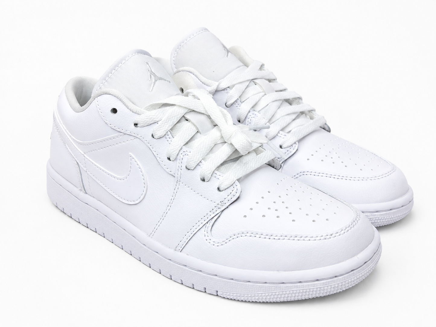 Air Jordan 1 Low Triple White Sneakers
