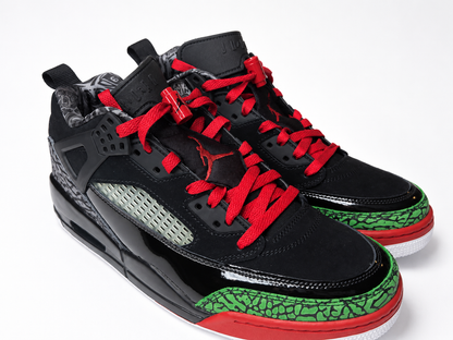 Jordan Spizike Black Red Green Sneakers