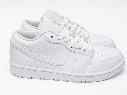 Air Jordan 1 Low Triple White Sneakers