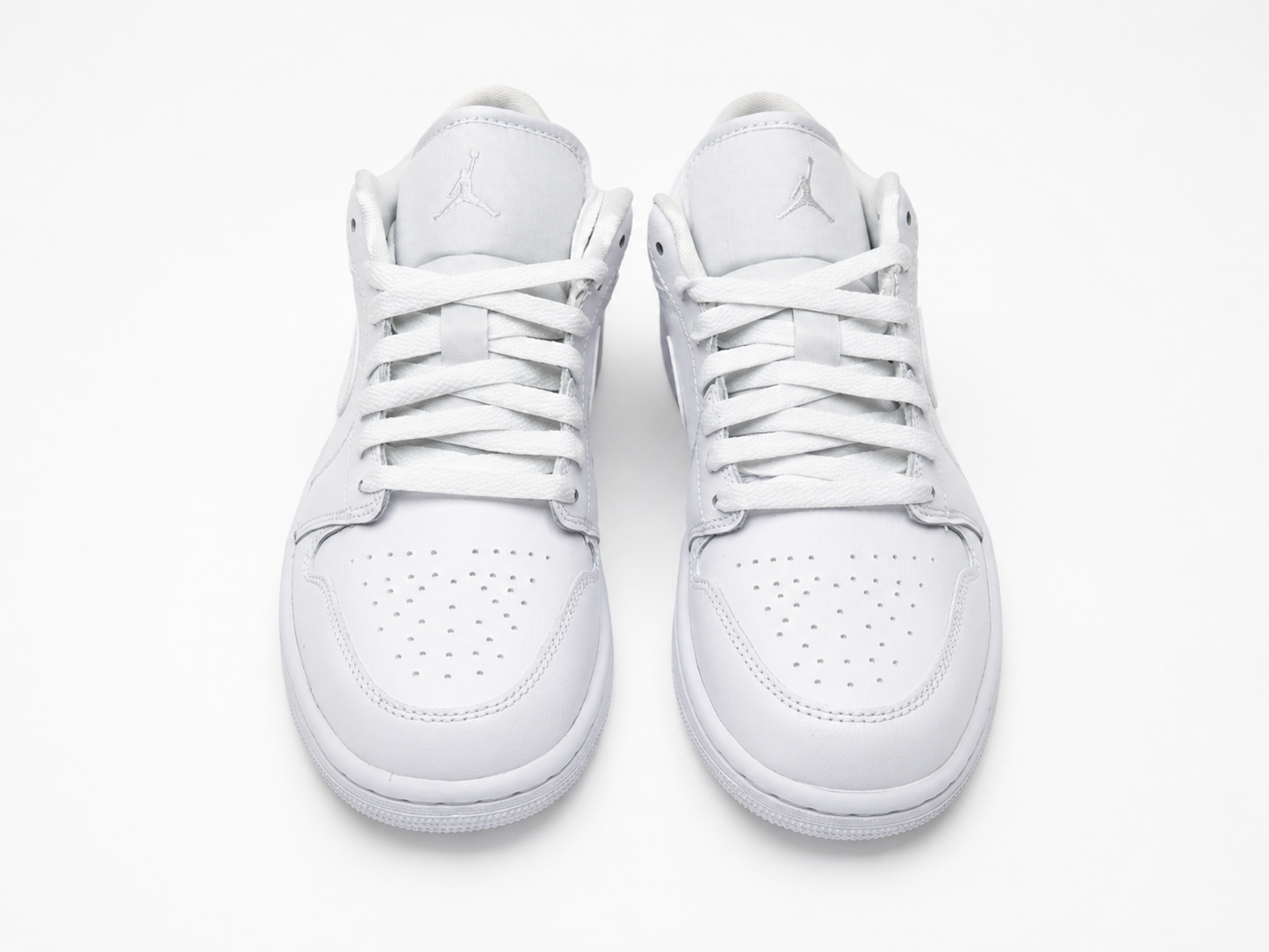 Air Jordan 1 Low Triple White Sneakers
