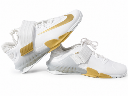 Nike White Gold Training Shoes