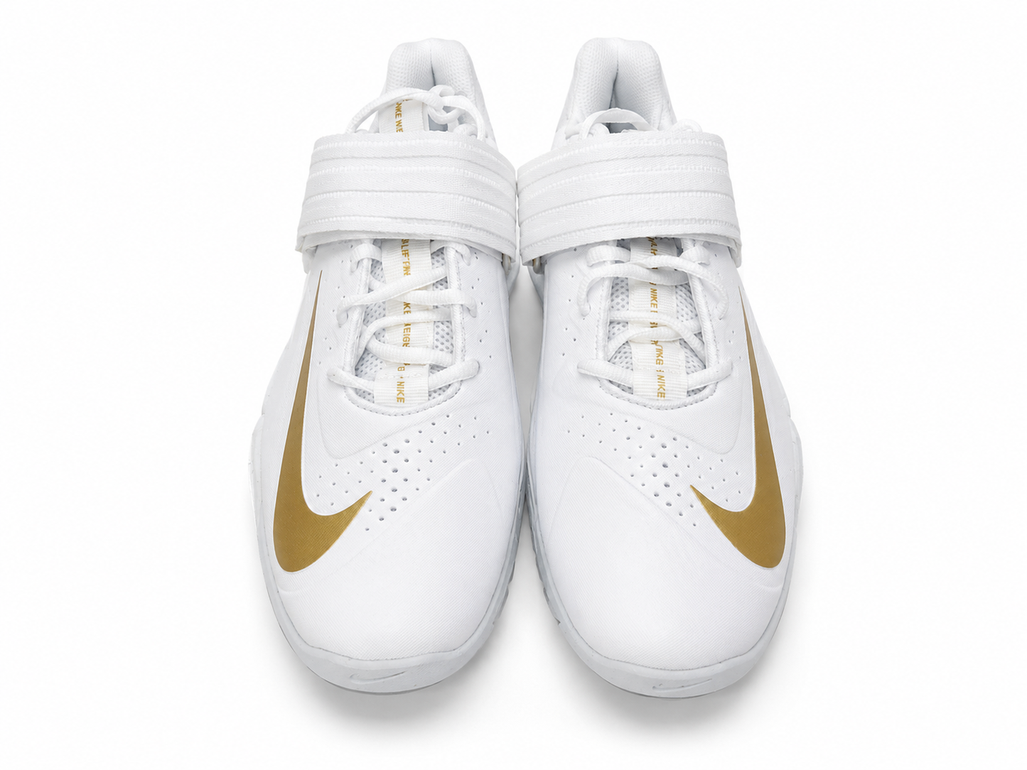 Nike White Gold Training Shoes