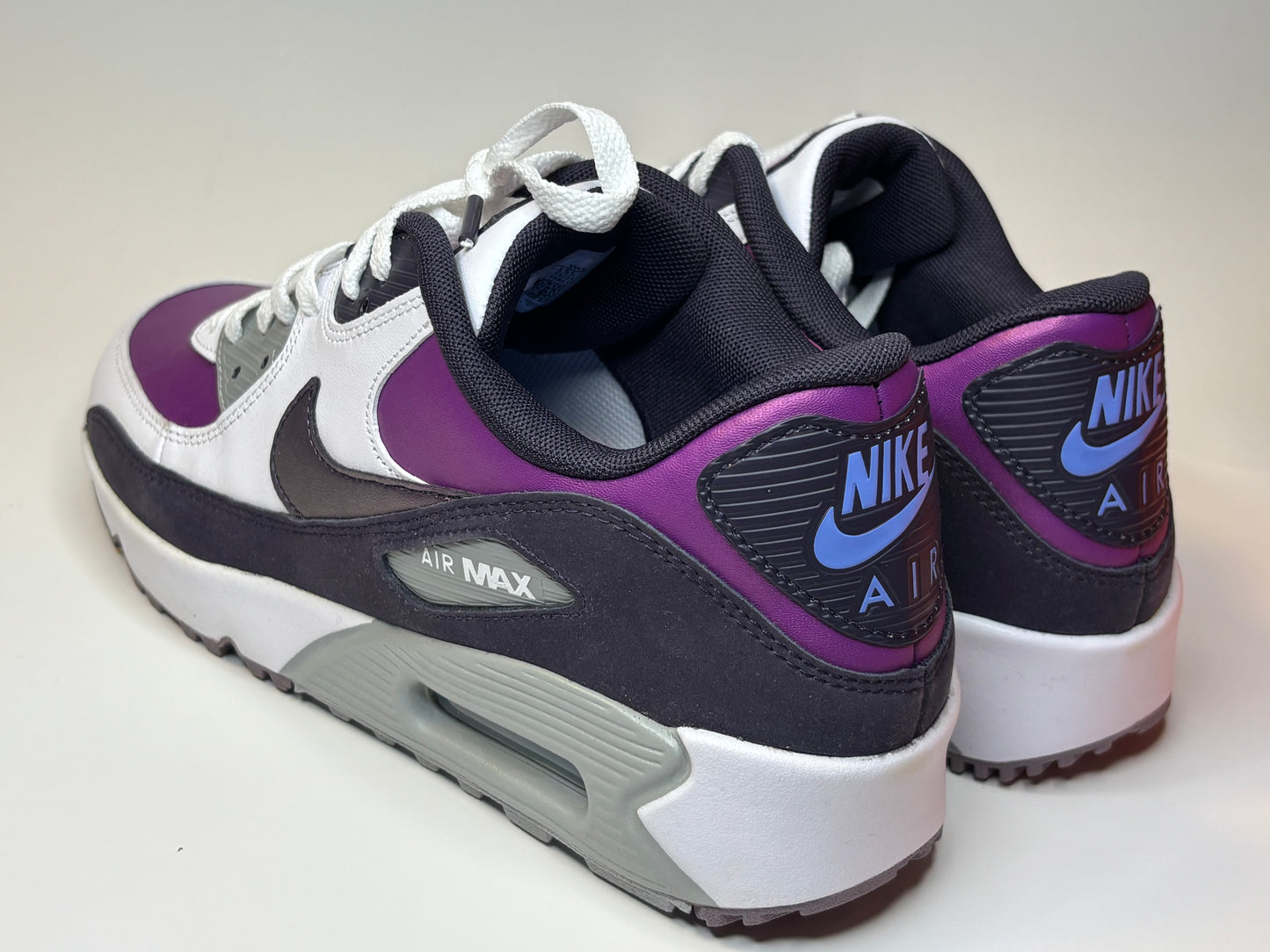 Nike Air Max 90 Golf (White/Black/Grape)